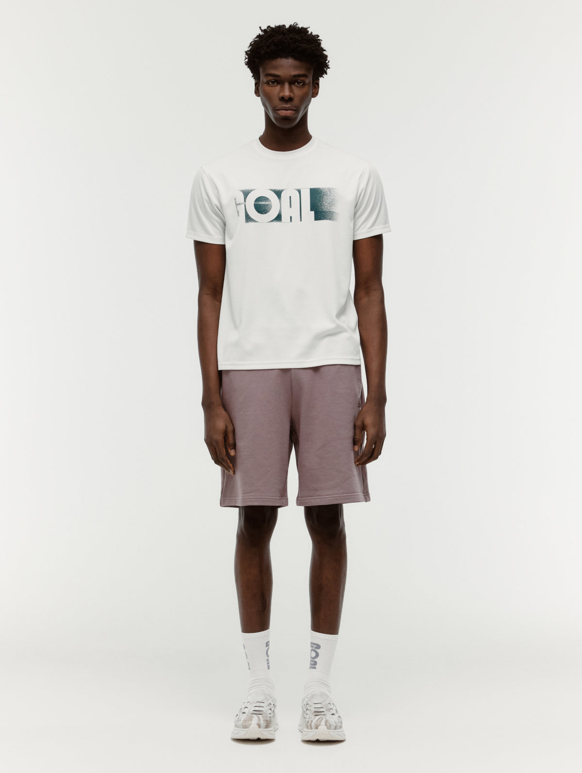 SWEAT JERSEY SHORTS - BROWN