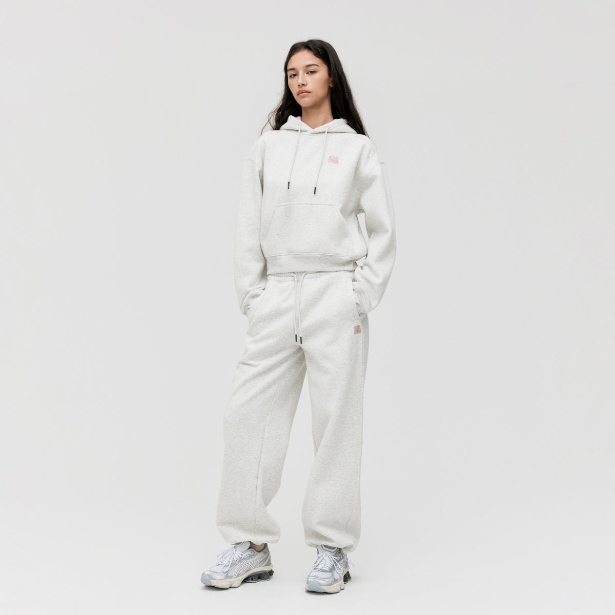 W'S ESSENTIAL BRUSHED HOODIE - OATMEAL