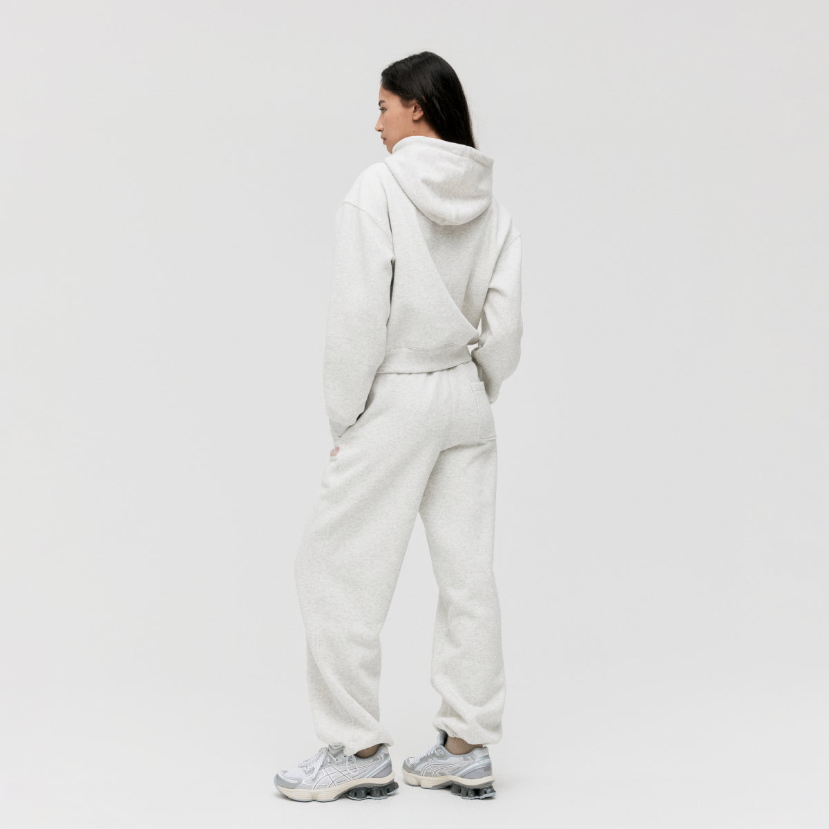 W'S ESSENTIAL BRUSHED HOODIE - OATMEAL