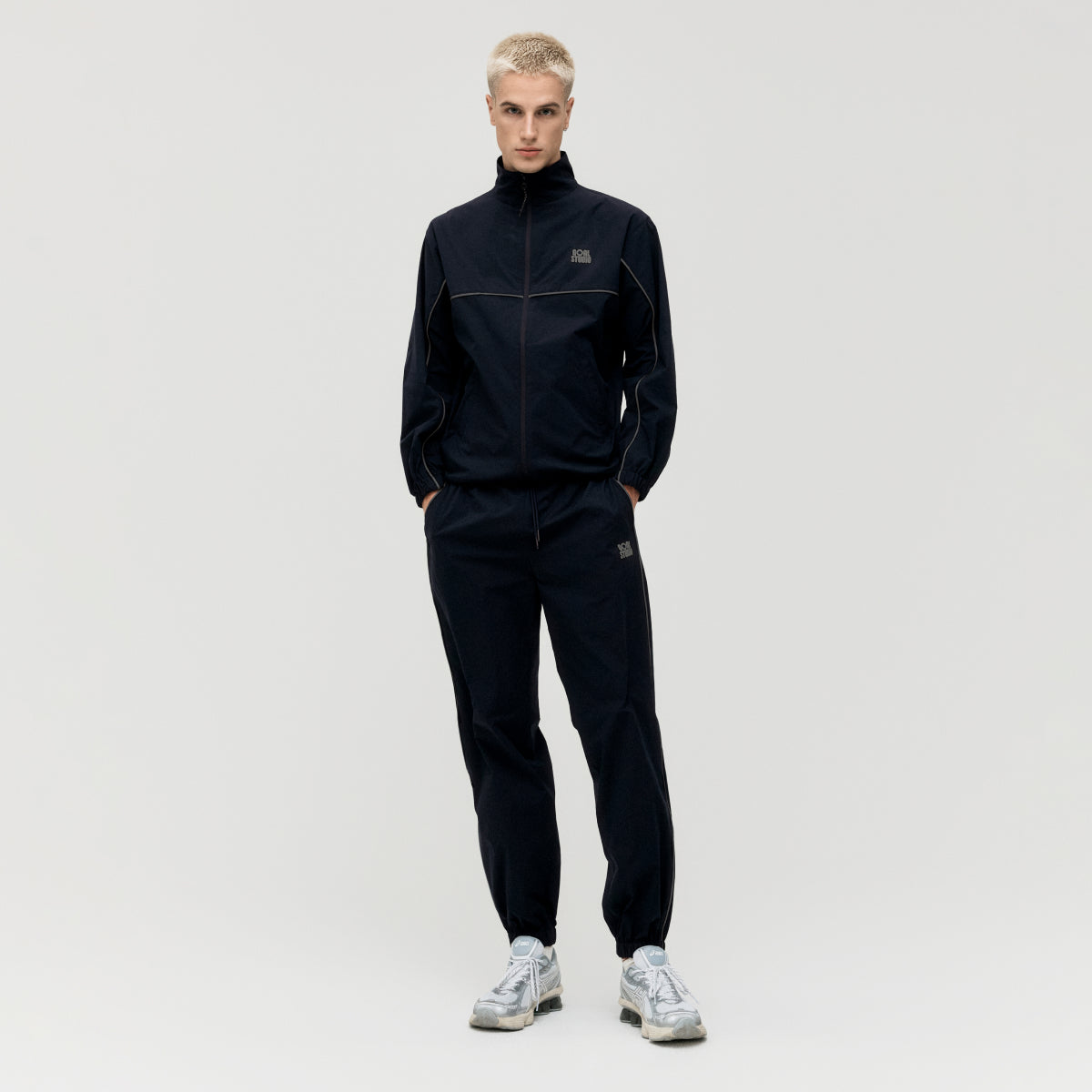M'S STRETCH TRACK JOGGER - BLACK