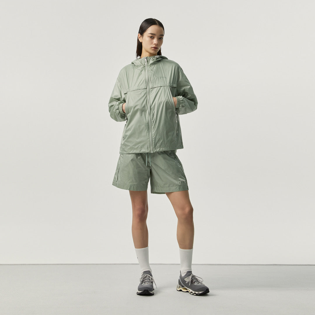 ゴールスタジオ グロウ リップ ストップ フーデッド ジャケット ミント