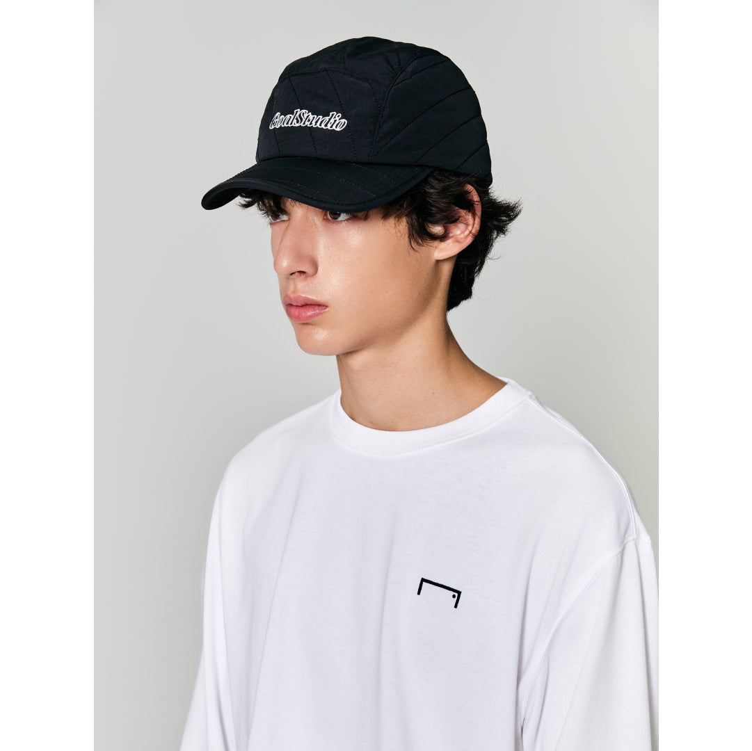 ゴールスタジオ スーパーボール キルト キャンプ キャップ ブラック