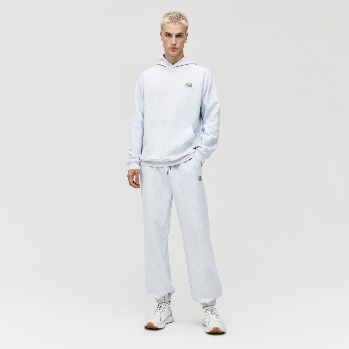 M'S ACTIVE HOODIE - MELANGE GREY