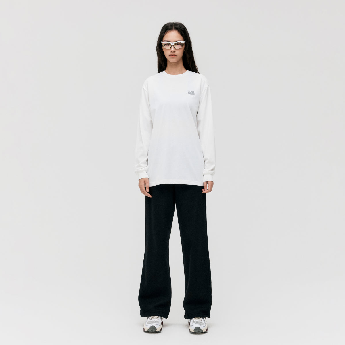 ESSENTIAL LAYERED LONGSLEEVE TEE - OFF WHITE