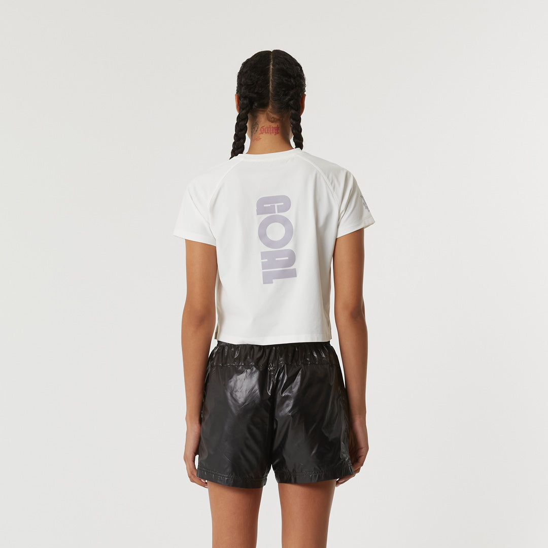 ゴールスタジオ グロッシー メッシュ ライン ショーツ ブラック