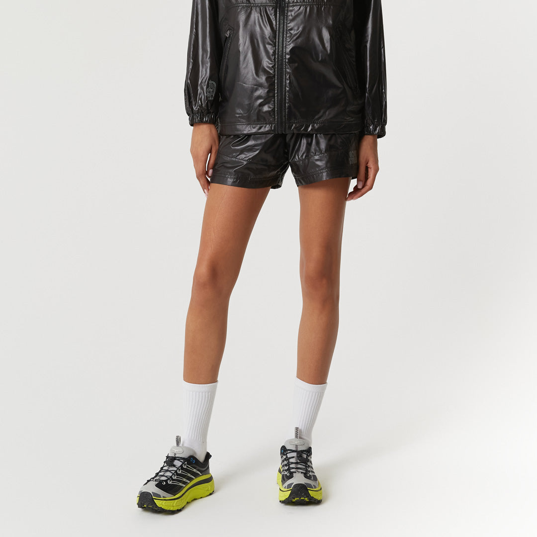 ゴールスタジオ グロッシー メッシュ ライン ショーツ ブラック