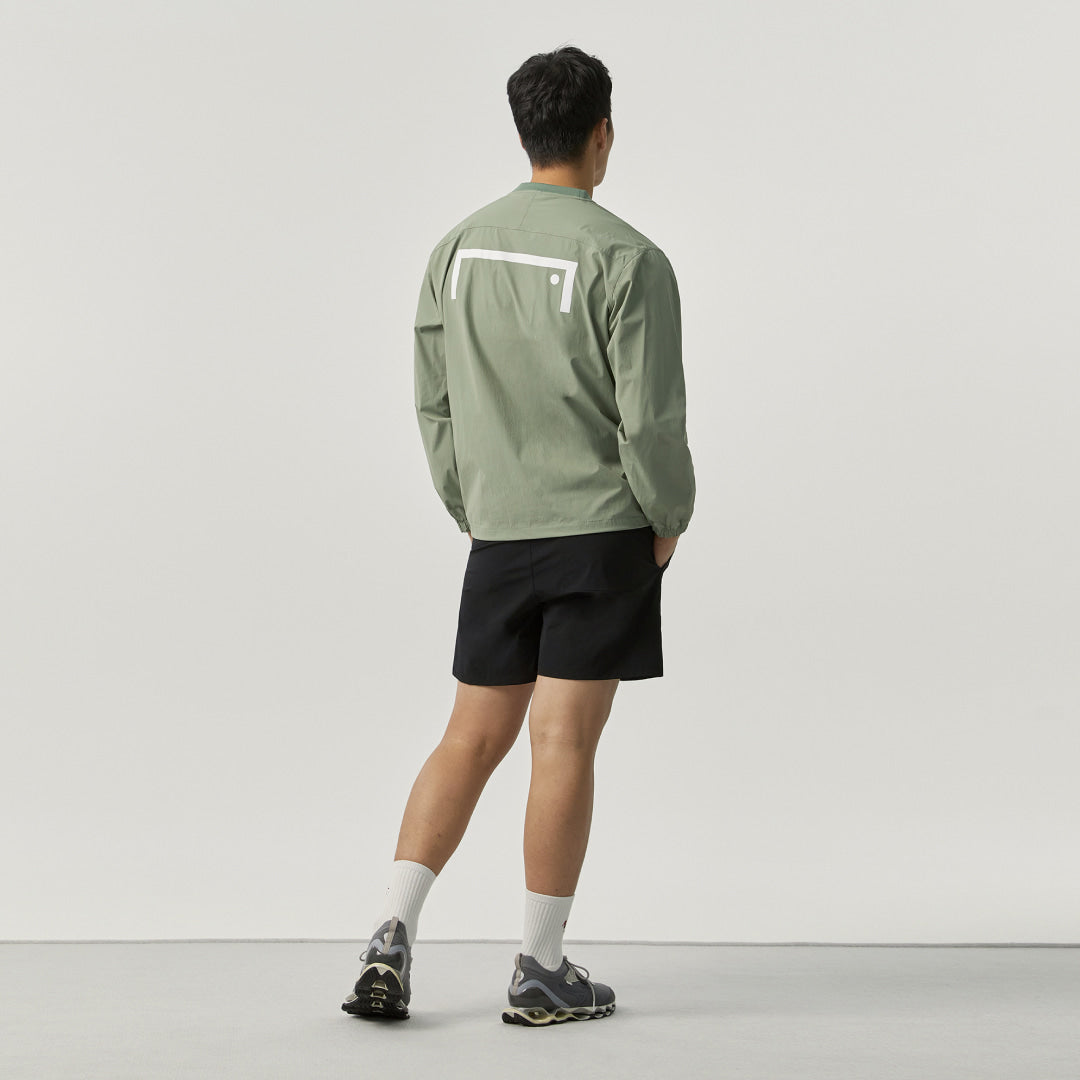 ゴールスタジオ エア スルー ゴール ウインド プルオーバー ライト カーキ