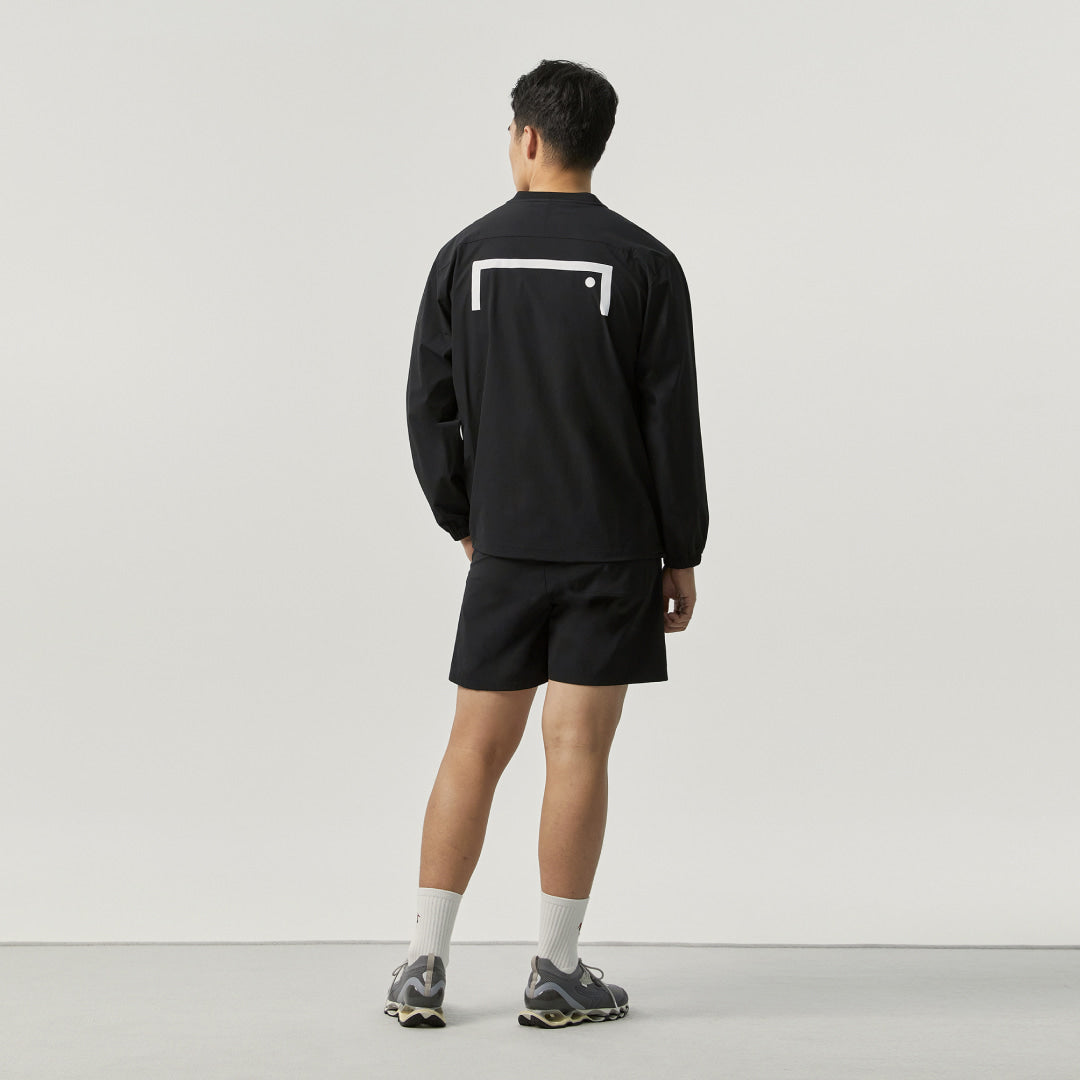 ゴールスタジオ エア スルー ゴール ウインド プルオーバー ブラック