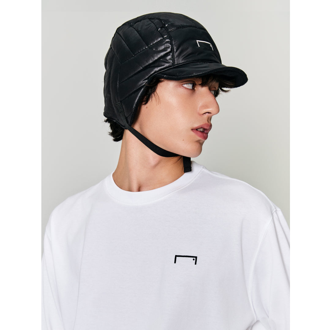 ゴールスタジオ スーパーボール キルト イアーフラップ キャップ ブラック