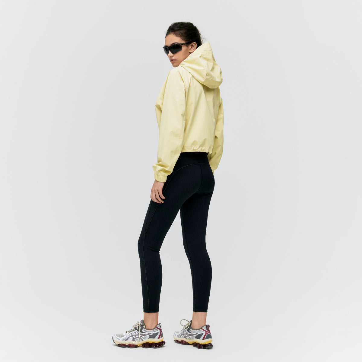 W'S 3LAYER CROPPED ACTIVE JACKET - LIGHT YELLOW
