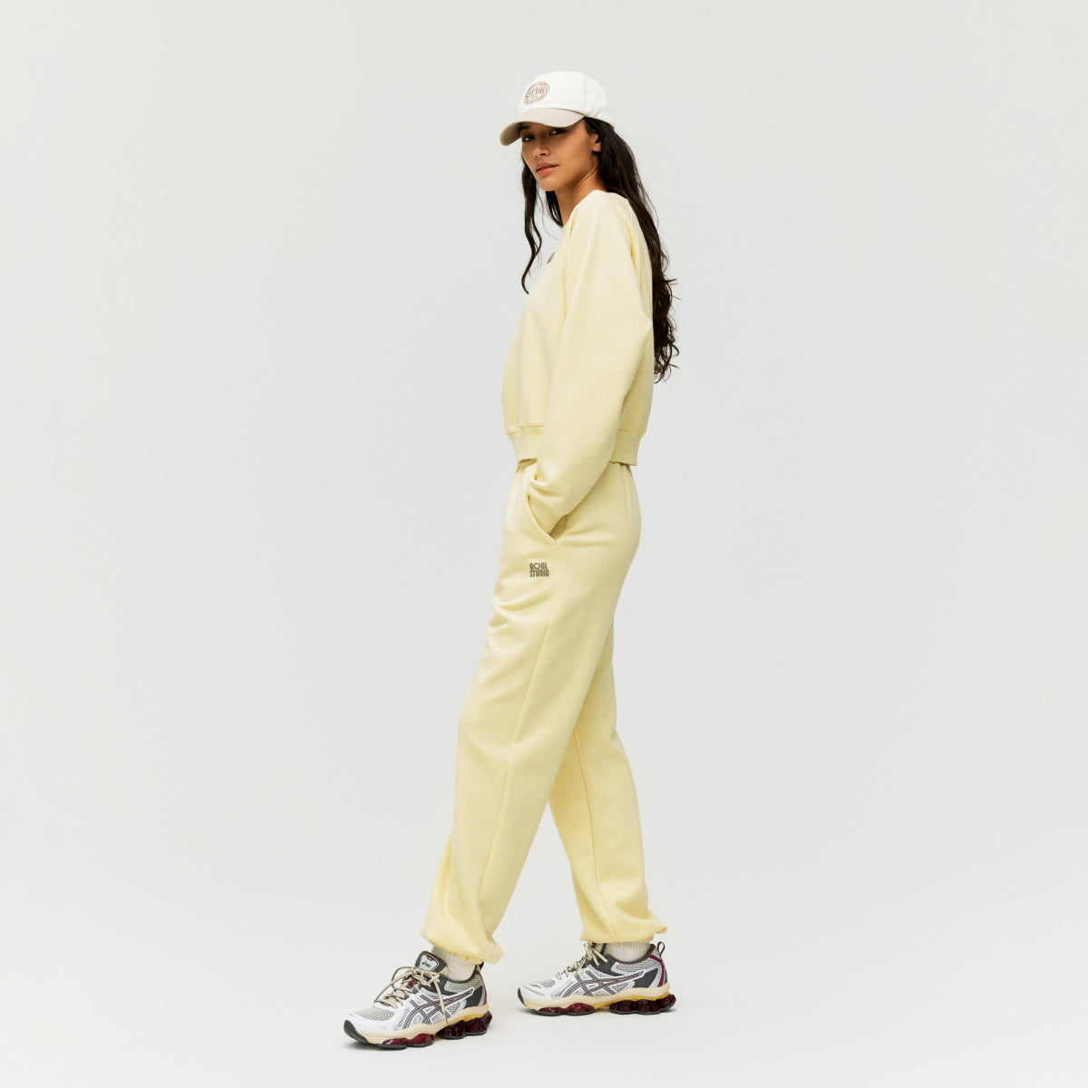 W'S ACTIVE SWEAT - LIGHT YELLOW