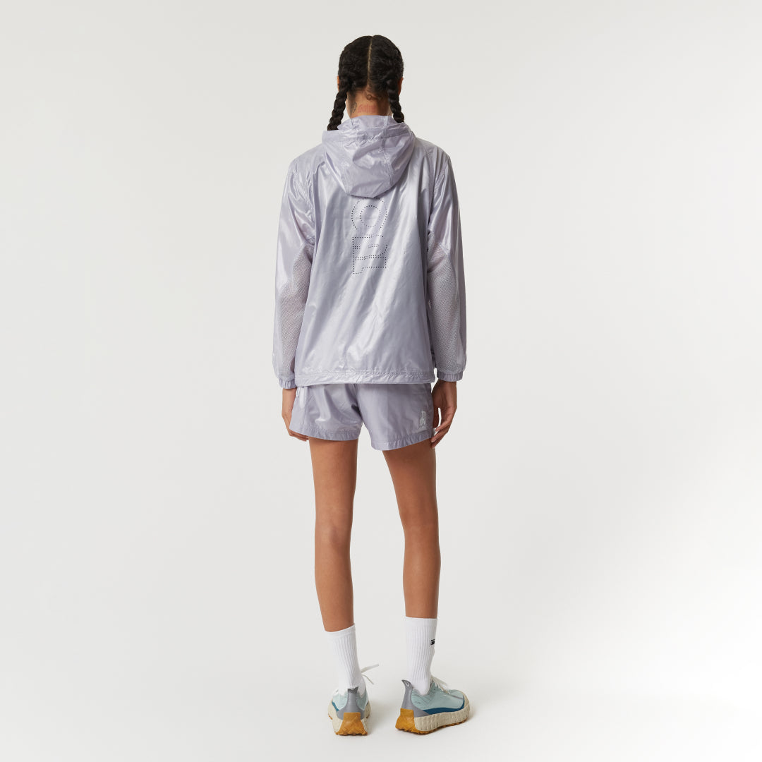 ゴールスタジオ グロッシー フーデッド ライトウェイト ジャケット ラベンダー