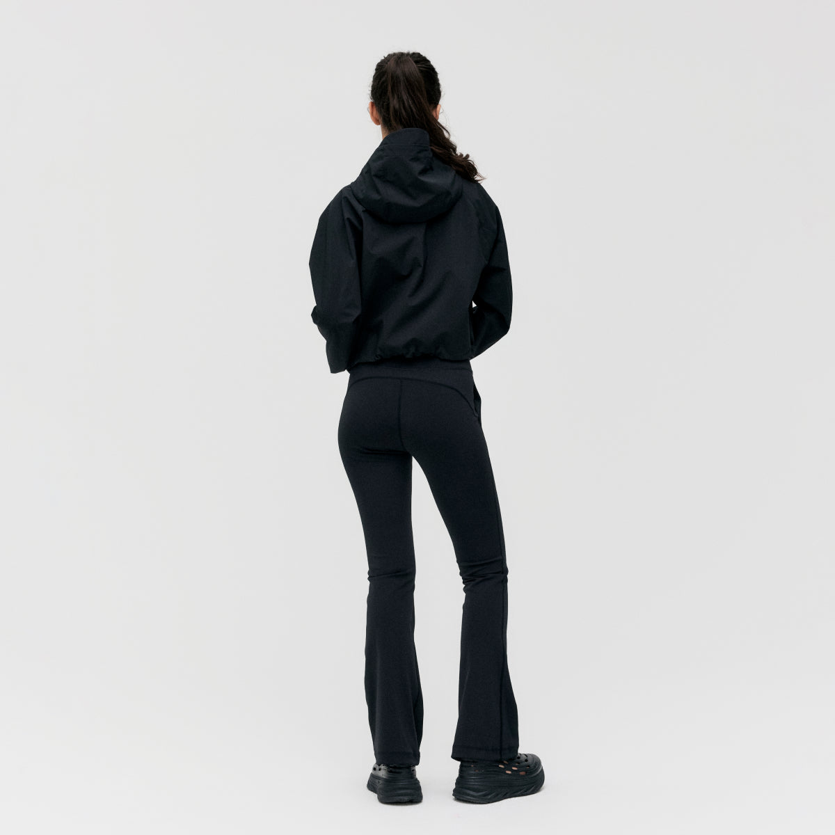 W'S 3LAYER CROPPED ACTIVE JACKET - BLACK