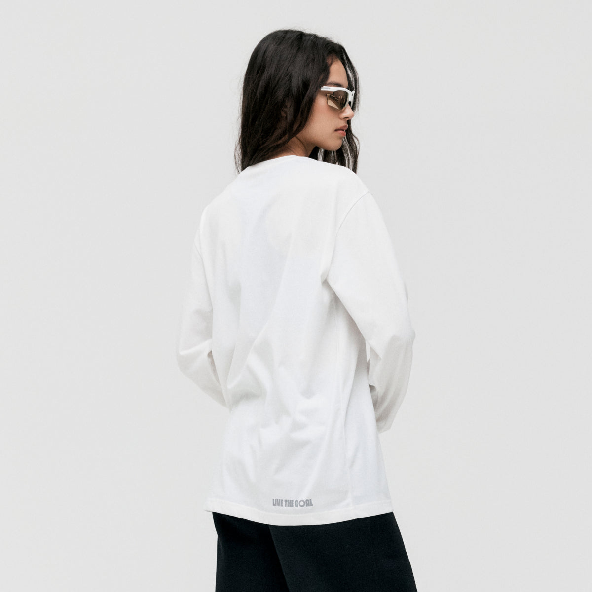 ESSENTIAL LAYERED LONGSLEEVE TEE - OFF WHITE