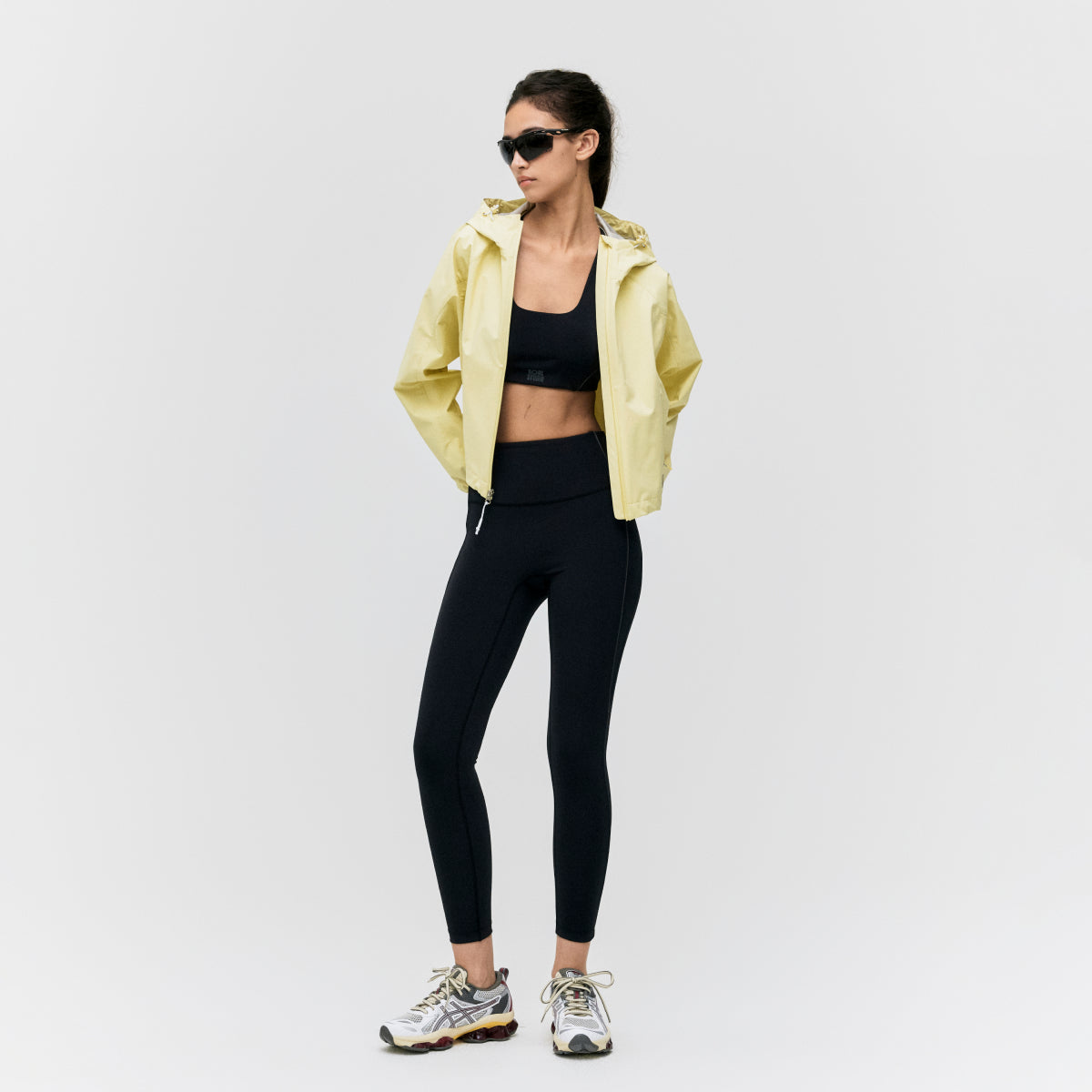 W'S 3LAYER CROPPED ACTIVE JACKET - LIGHT YELLOW