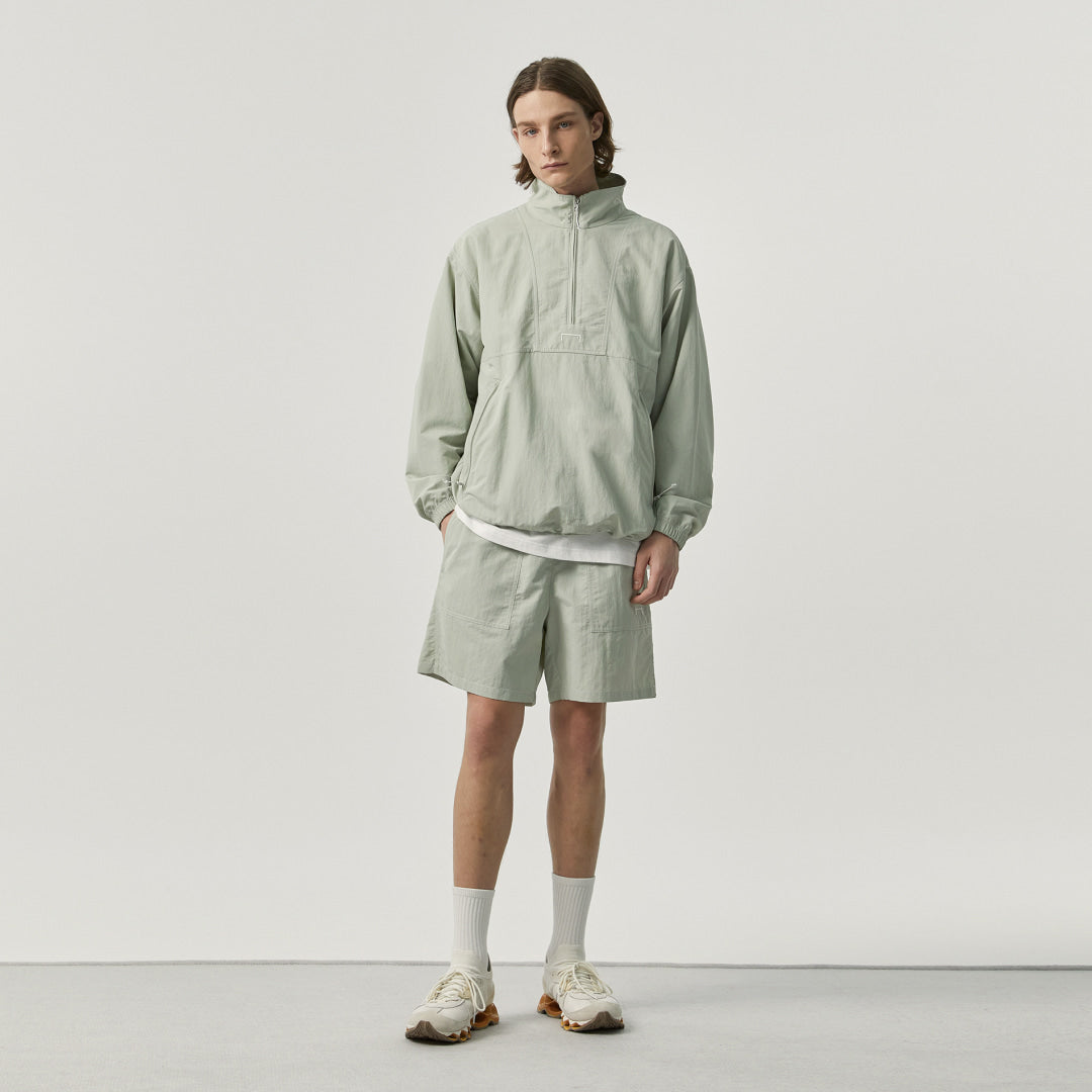 ゴールスタジオ リップストップ ロング スリーブ アノラック ミント