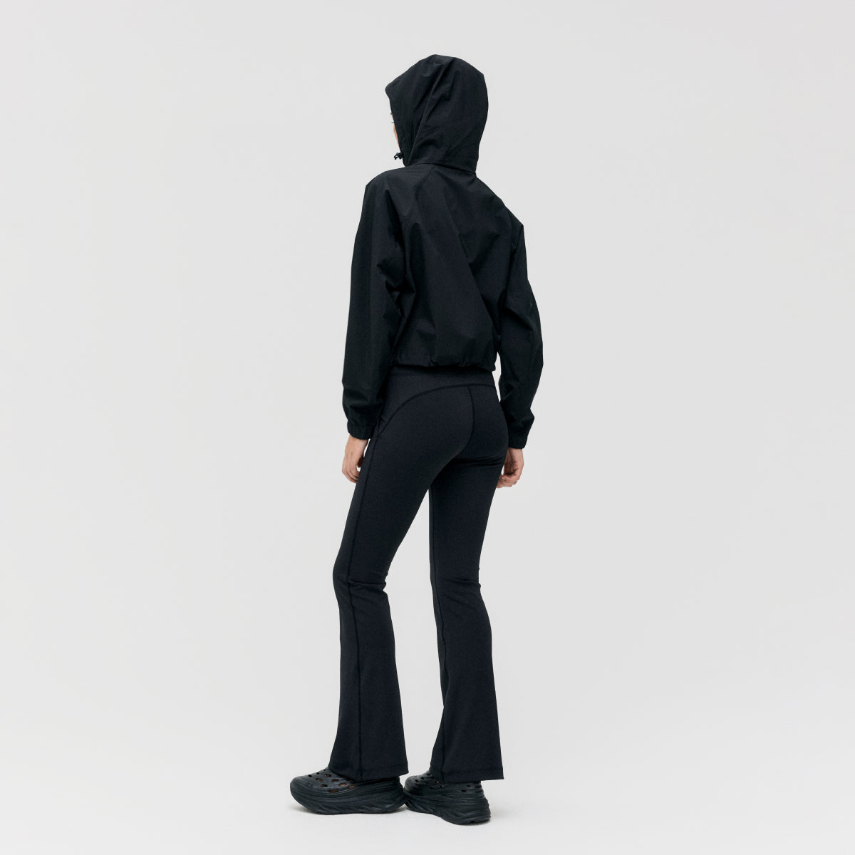 W'S 3LAYER CROPPED ACTIVE JACKET - BLACK