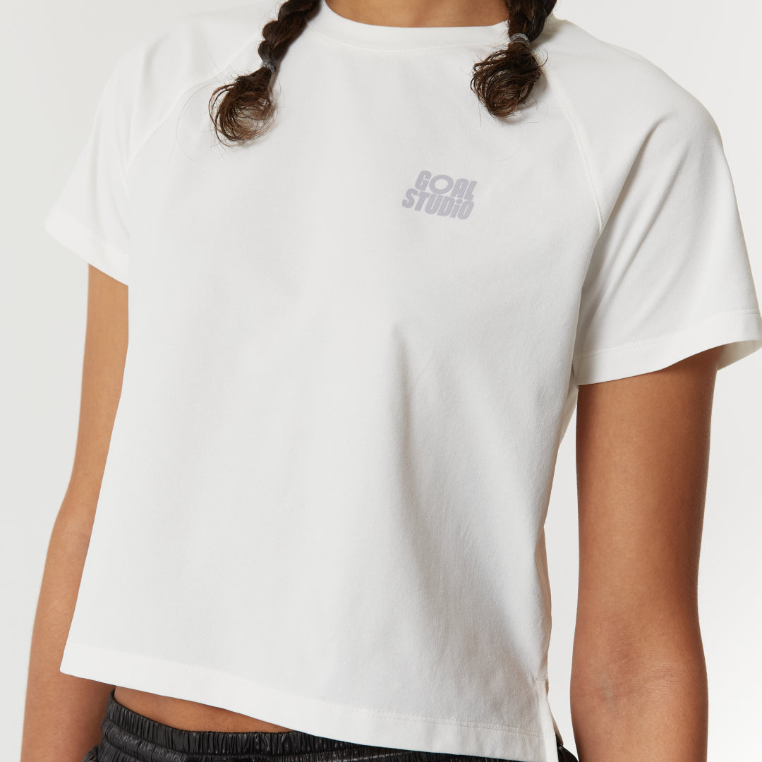 ゴールスタジオ ウィメンズ エア ドライ ティー ホワイト