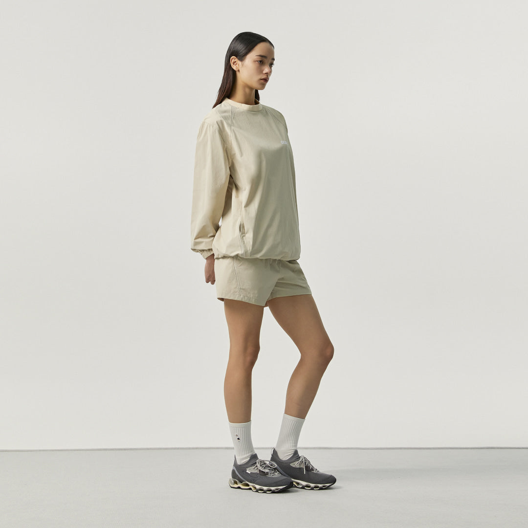 ゴールスタジオ エア スルー ゴール ウインド プルオーバー アイボリー