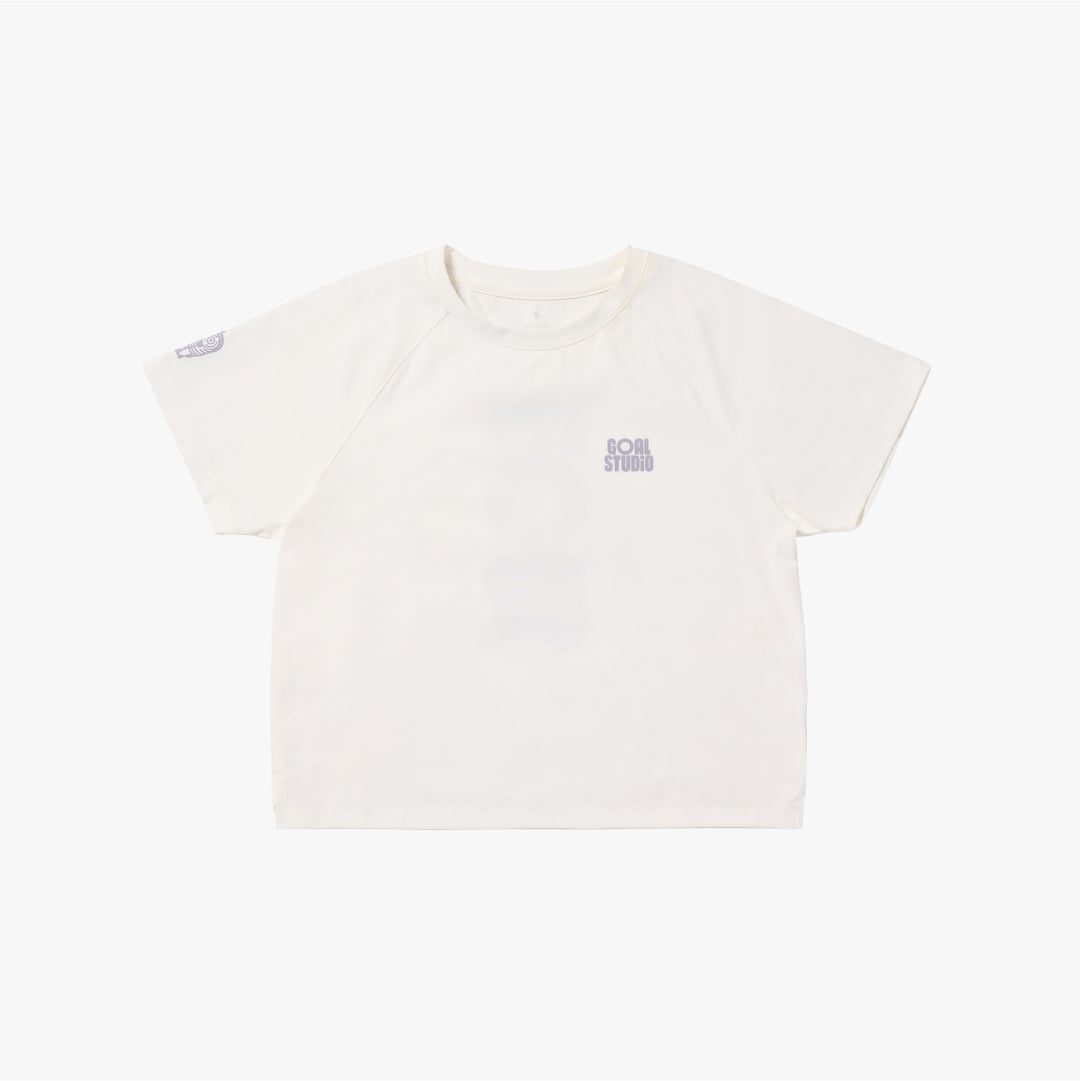 ゴールスタジオ ウィメンズ エア ドライ ティー ホワイト