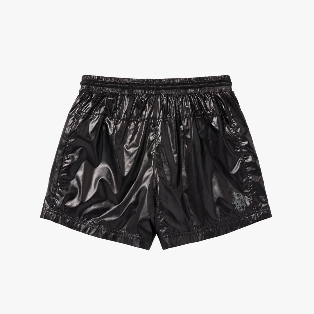 ゴールスタジオ グロッシー メッシュ ライン ショーツ ブラック