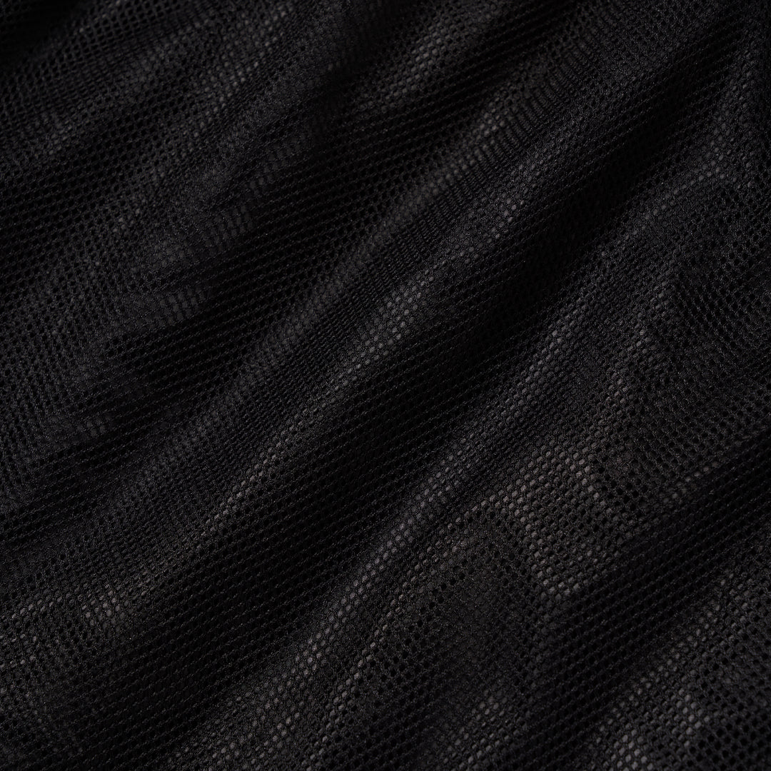 ゴールスタジオ グロッシー メッシュ ライン ショーツ ブラック