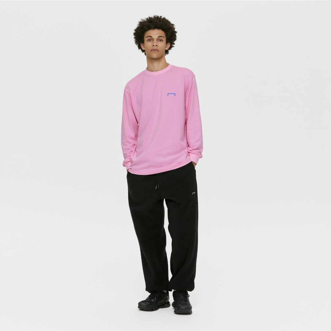 ゴールスタジオ エッセンシャル ゴール ビッグロゴ ロングスリーブ TEE ライトピンク