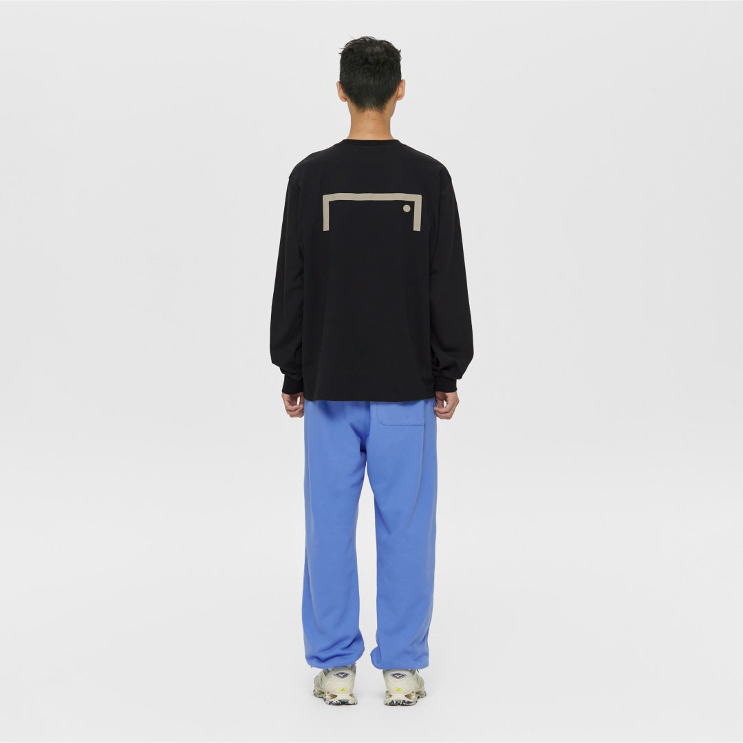 ゴールスタジオ エッセンシャル ゴール ビッグロゴ ロングスリーブ TEE ブラック