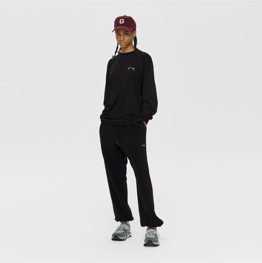 ゴールスタジオ エッセンシャル ゴール ビッグロゴ ロングスリーブ TEE ブラック