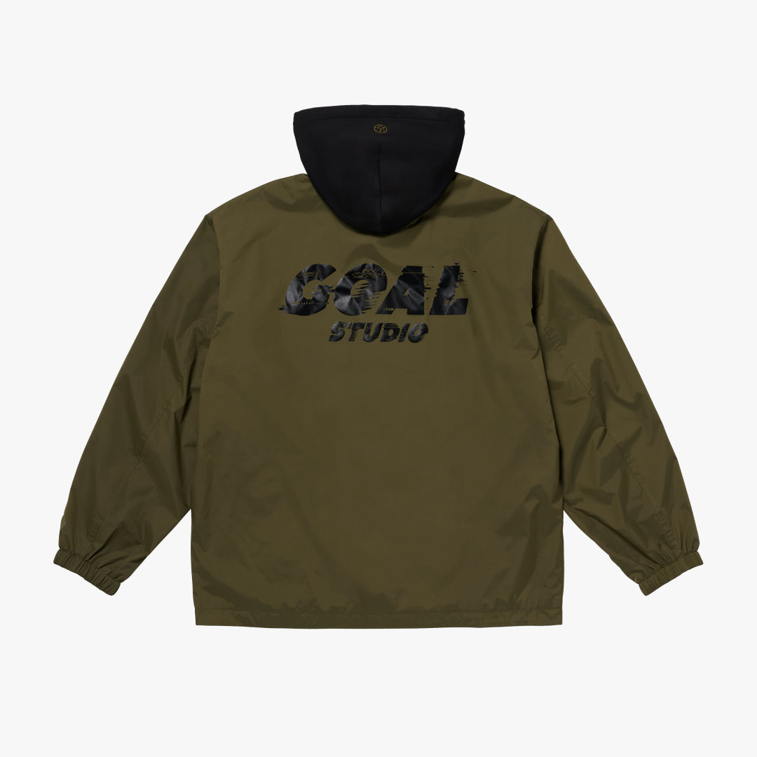 ゴールスタジオ グラフィティ コーチ ジャケット オリーブ グリーン