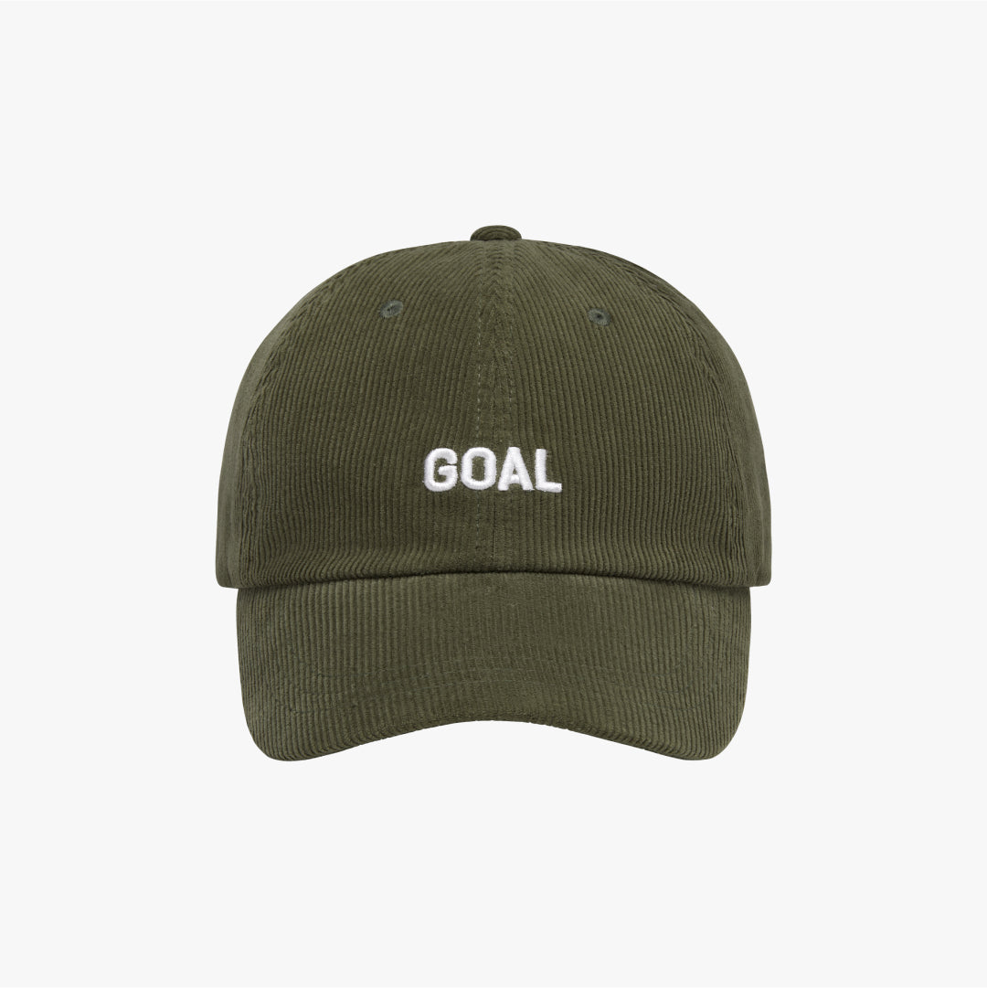 ゴールスタジオ エッセンシャル ゴール コーデュロイ キャップ オリーブ グリーン