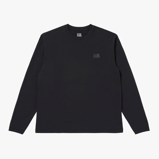 M'S AIR DRY LONGSLEEVE TEE - BLACK