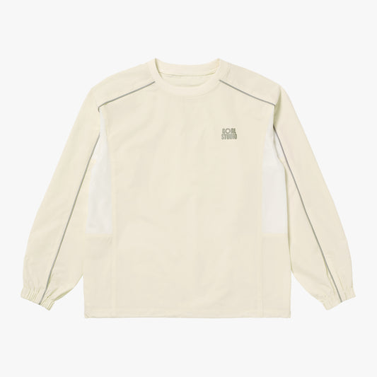 ESSENTIAL STRETCH WIND PULLOVER - CREAM