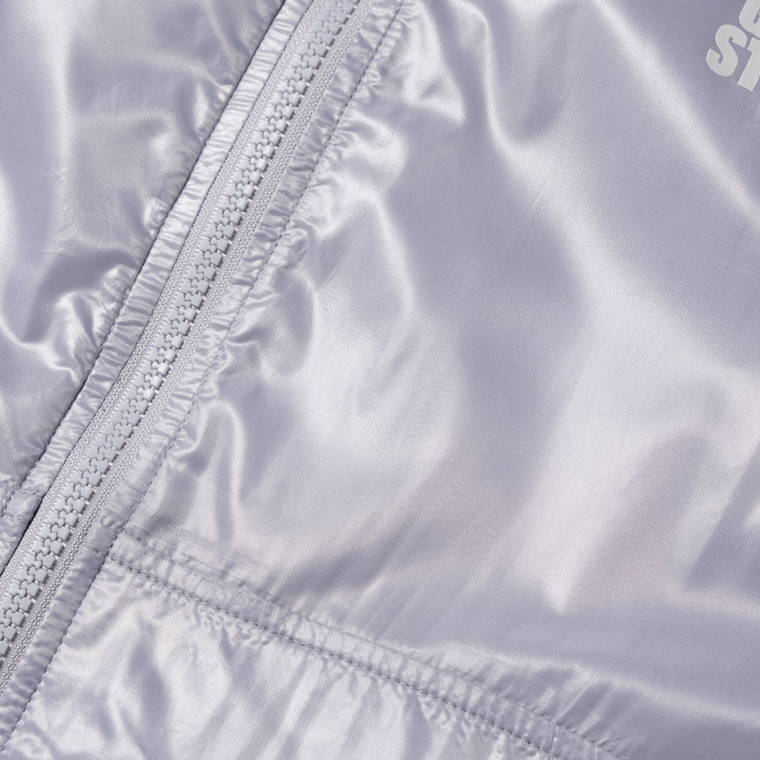 ゴールスタジオ グロッシー フーデッド ライトウェイト ジャケット ラベンダー