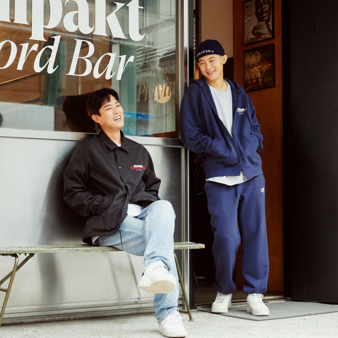 ゴールスタジオ KOMPAKT RECORD コラボ ビーニー ネイビー
