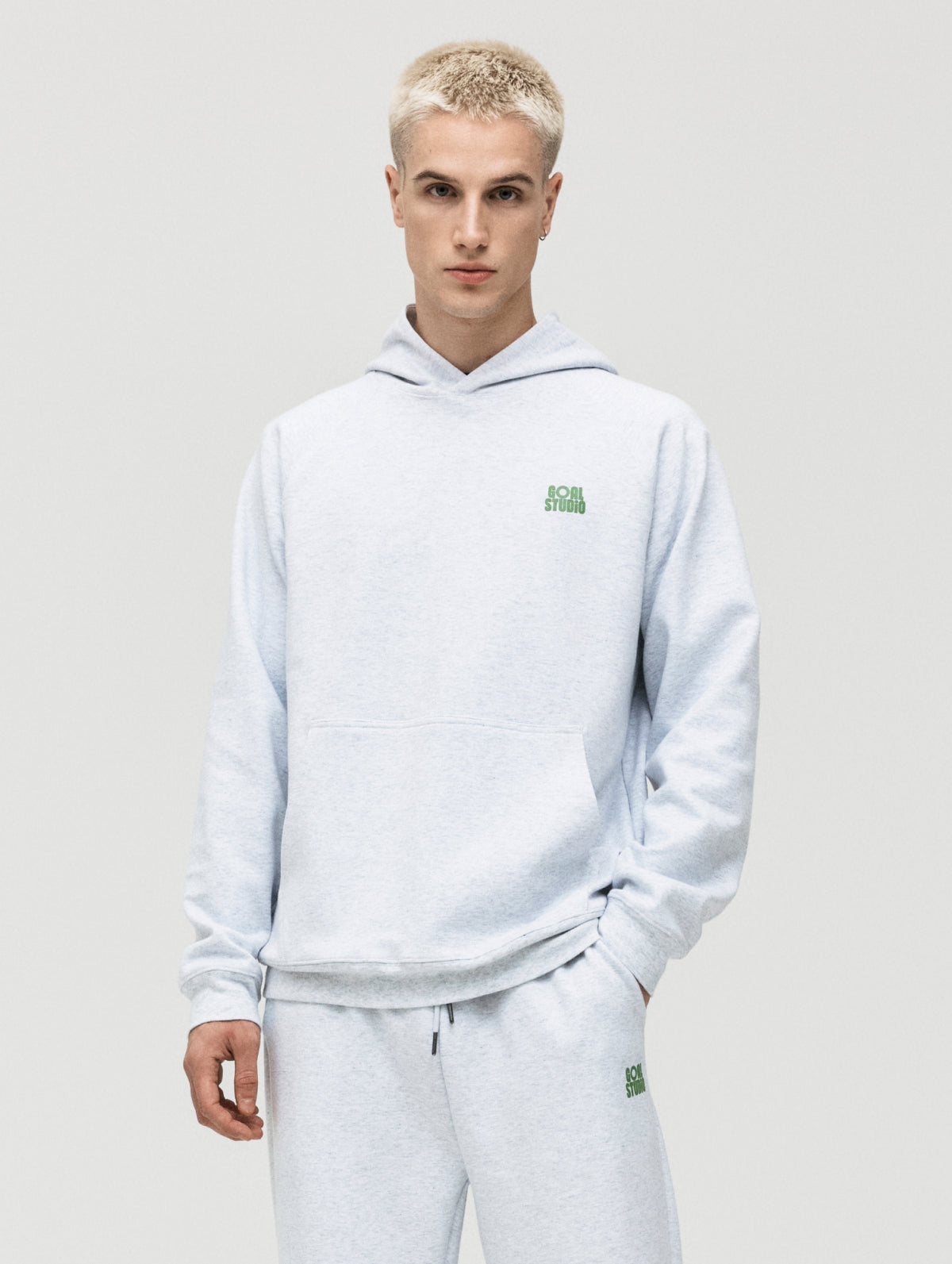 M'S ACTIVE HOODIE - MELANGE GREY