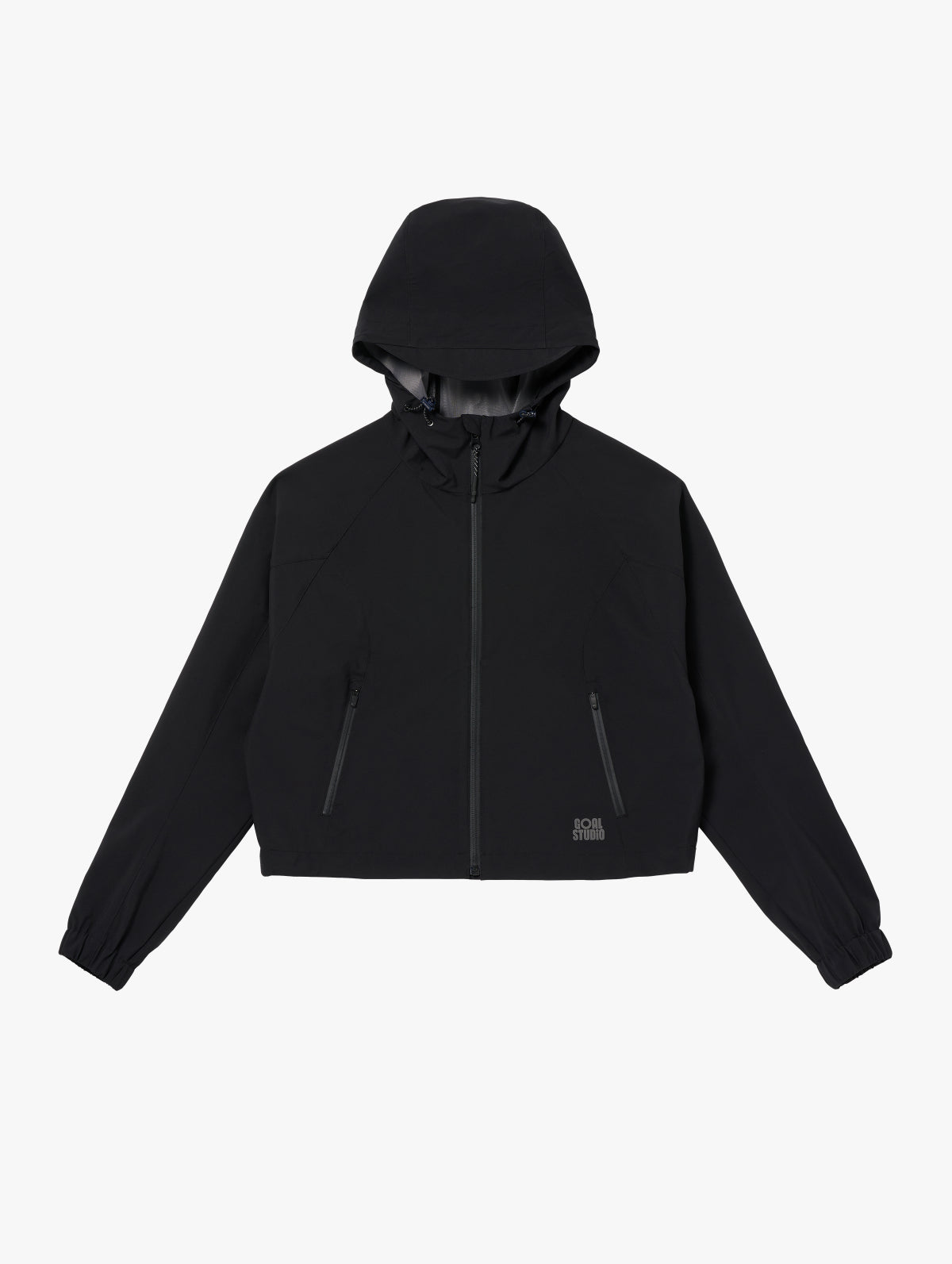 W'S 3LAYER CROPPED ACTIVE JACKET - BLACK