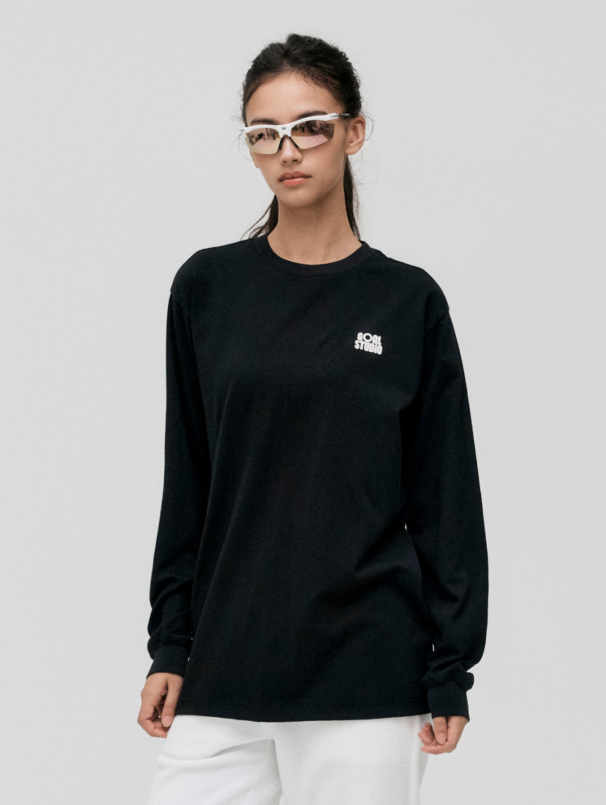ESSENTIAL LAYERED LONGSLEEVE TEE - BLACK