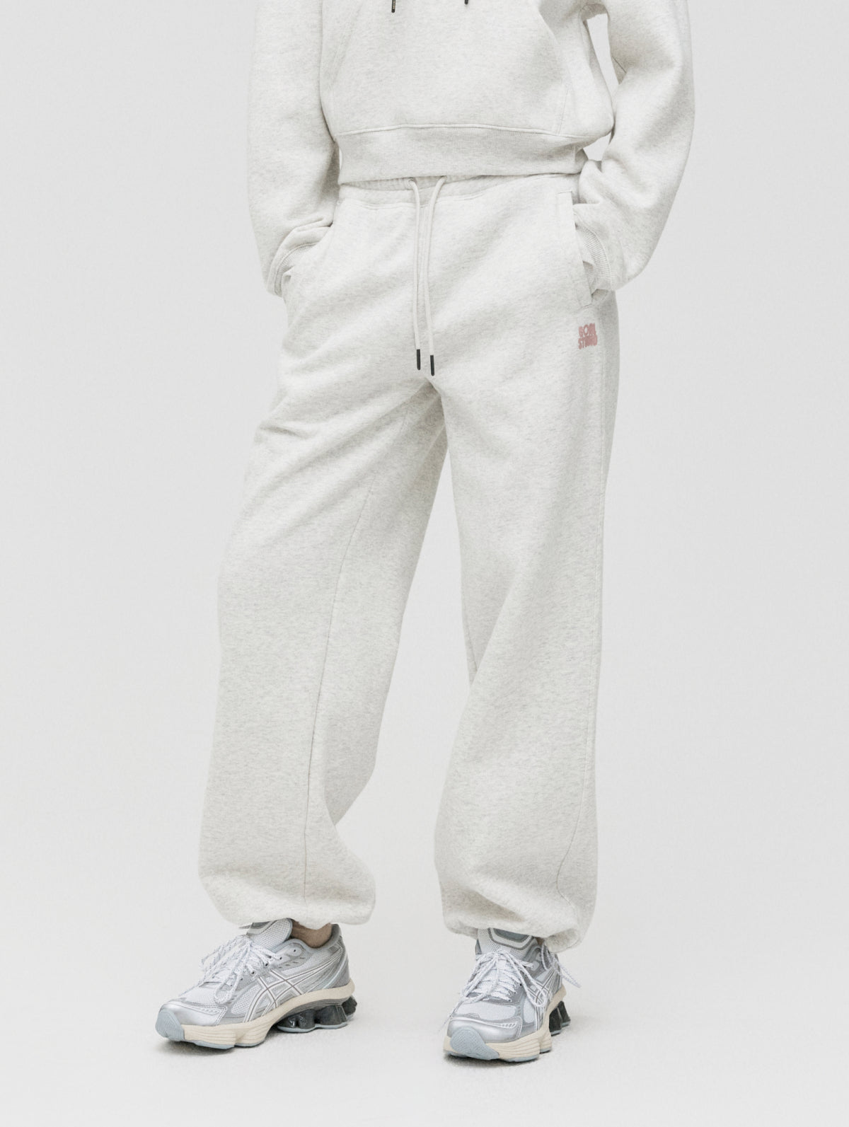 W'S ESSENTIAL BRUSHED PANTS - OATMEAL