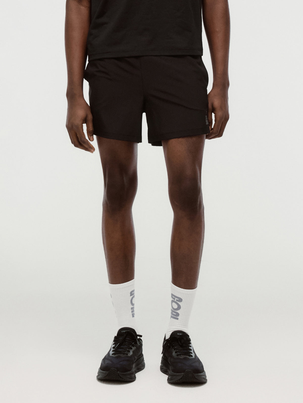 M'S 5" RUNNING SHORTS - BLACK