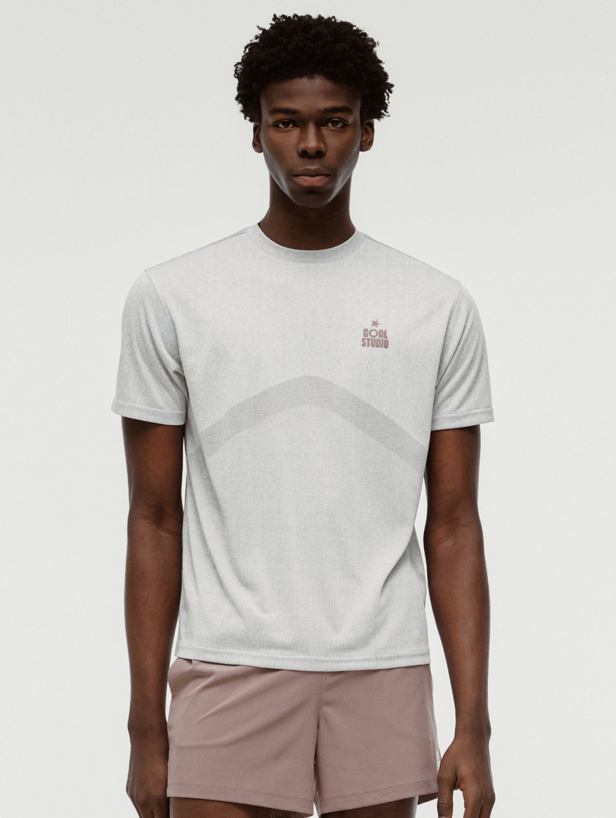 M'S JACQUARD TEE - BEIGE