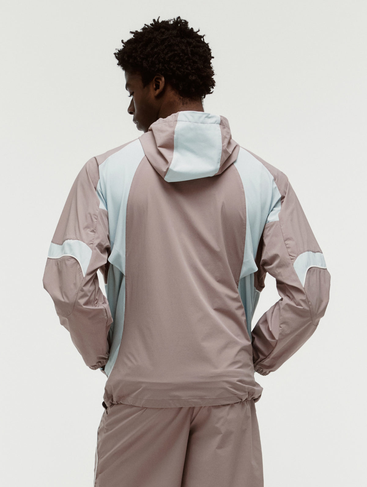 M'S COLOR-BLOCK JACKET - BROWN