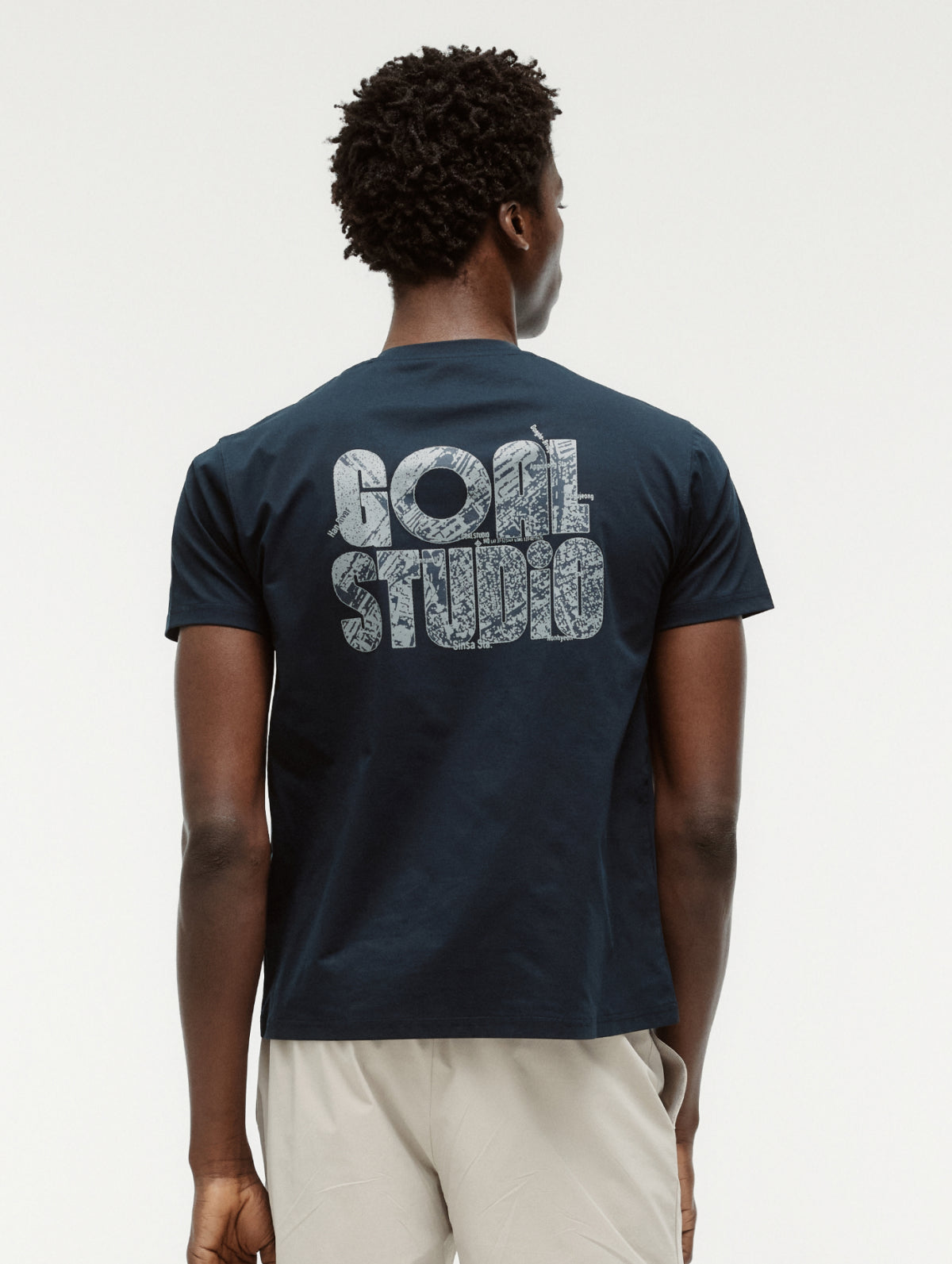 MAP LOGO AIRDRY TEE - NAVY