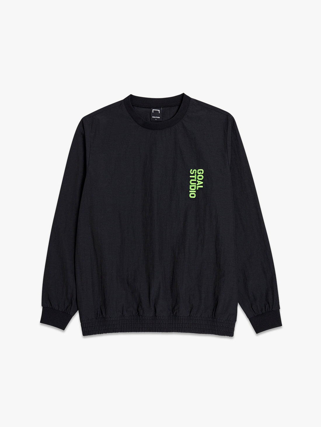 ゴールスタジオ ナイロンブレンド プルオーバー ピステ ブラック