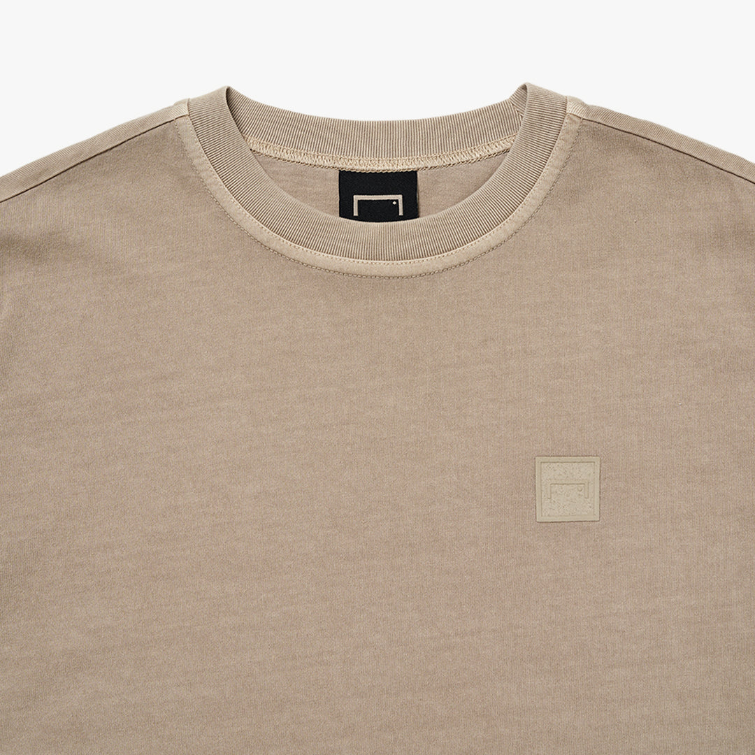 ゴールスタジオ シグネイチャー ウィメンズ ピグメント ダイ Tシャツ ベージュ