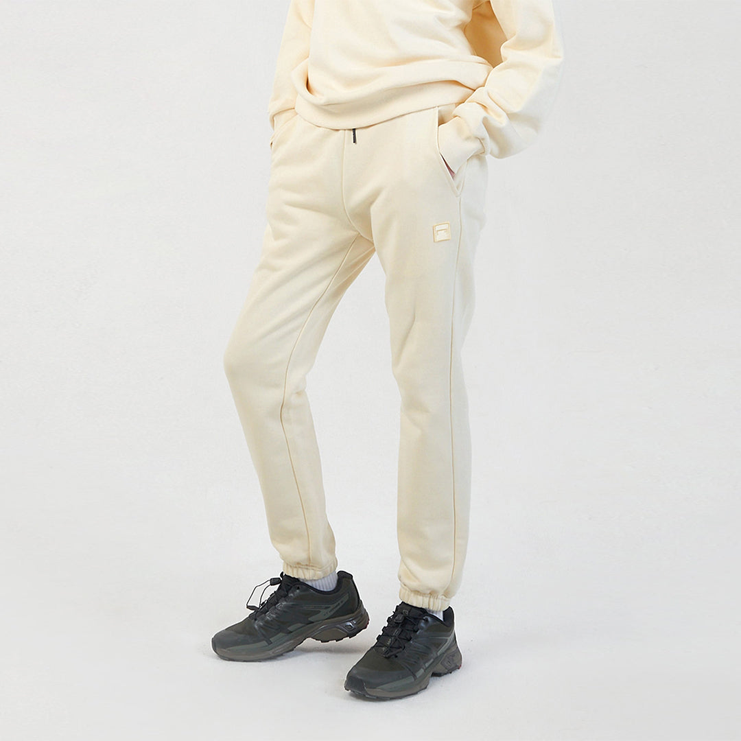 ゴールスタジオ シグネイチャー ベーシック レギュラー ジョガー スウェット パンツ クリーム