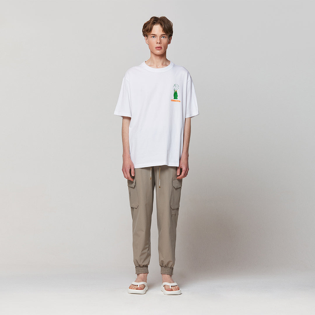 ゴールスタジオ フィアレス ビッグボム 半袖 Tシャツ ホワイト