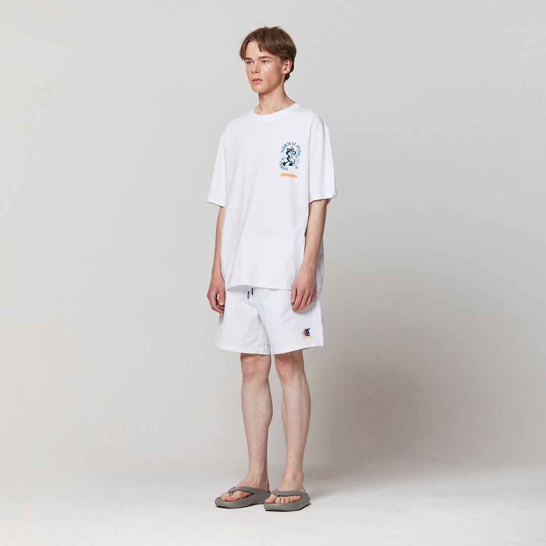 ゴールスタジオ フィアレス スパイラル 半袖 Tシャツ ホワイト