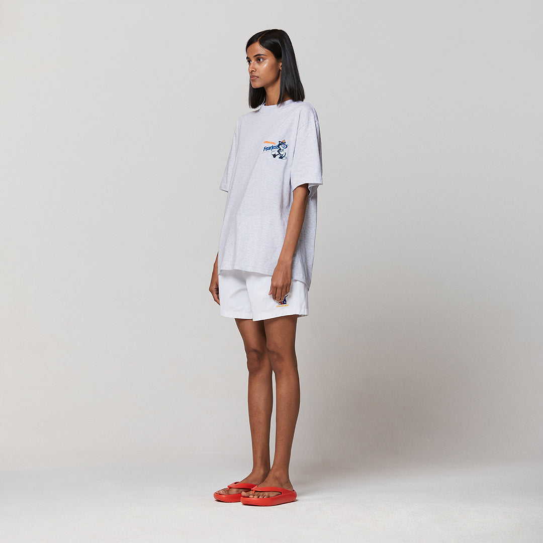 ゴールスタジオ フィアレス ビッグキャット シリアルボックス 半袖 Tシャツ グレー