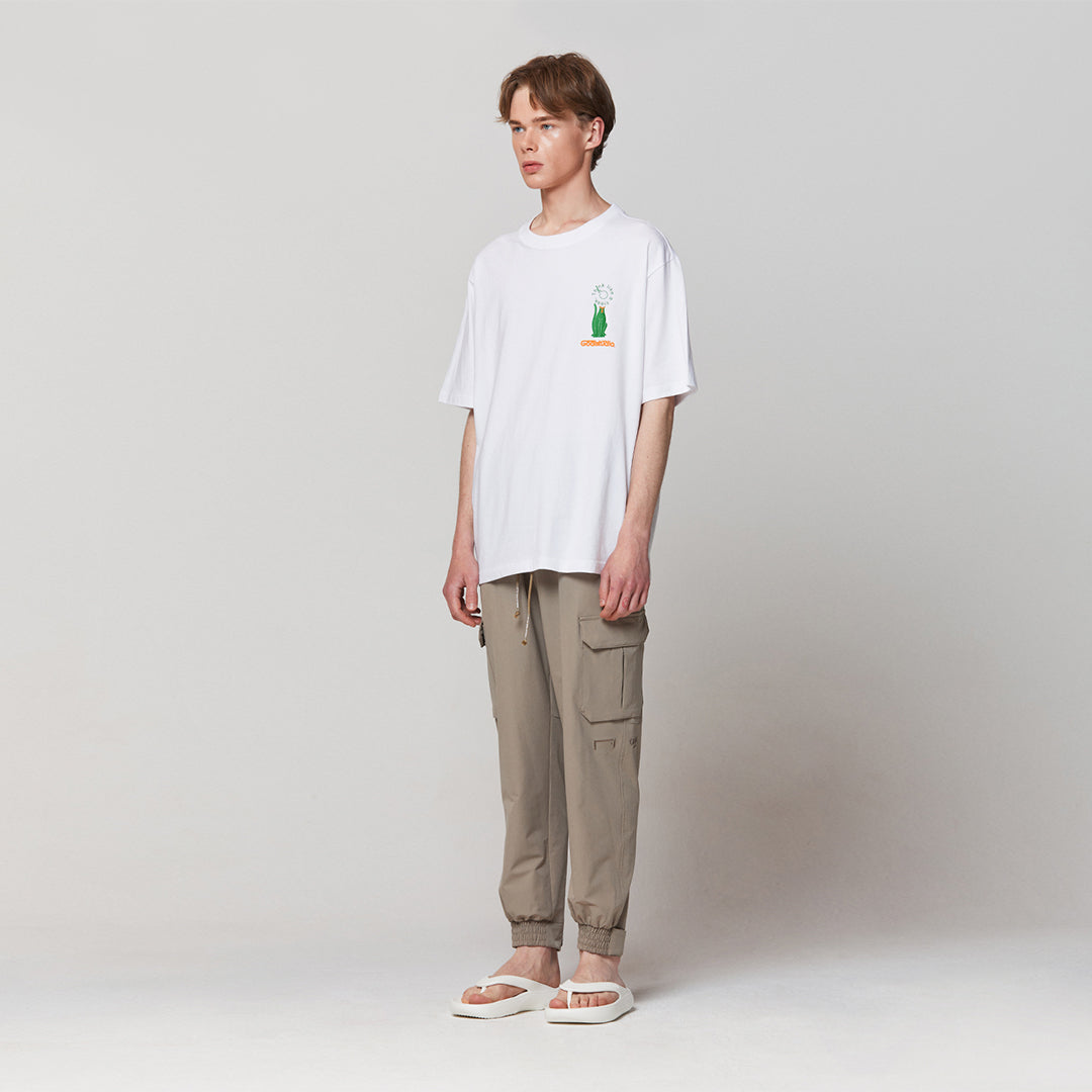ゴールスタジオ フィアレス ビッグボム 半袖 Tシャツ ホワイト